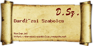 Darázsi Szabolcs névjegykártya